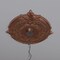 Ekena Millwork Attica PVC Ceiling Medallion (Fits Canopies up to 6 3/4"), Brght Coat Copper, 19"OD x 3 1/2"ID x 1"P CMP19ATBCO - alternate 6